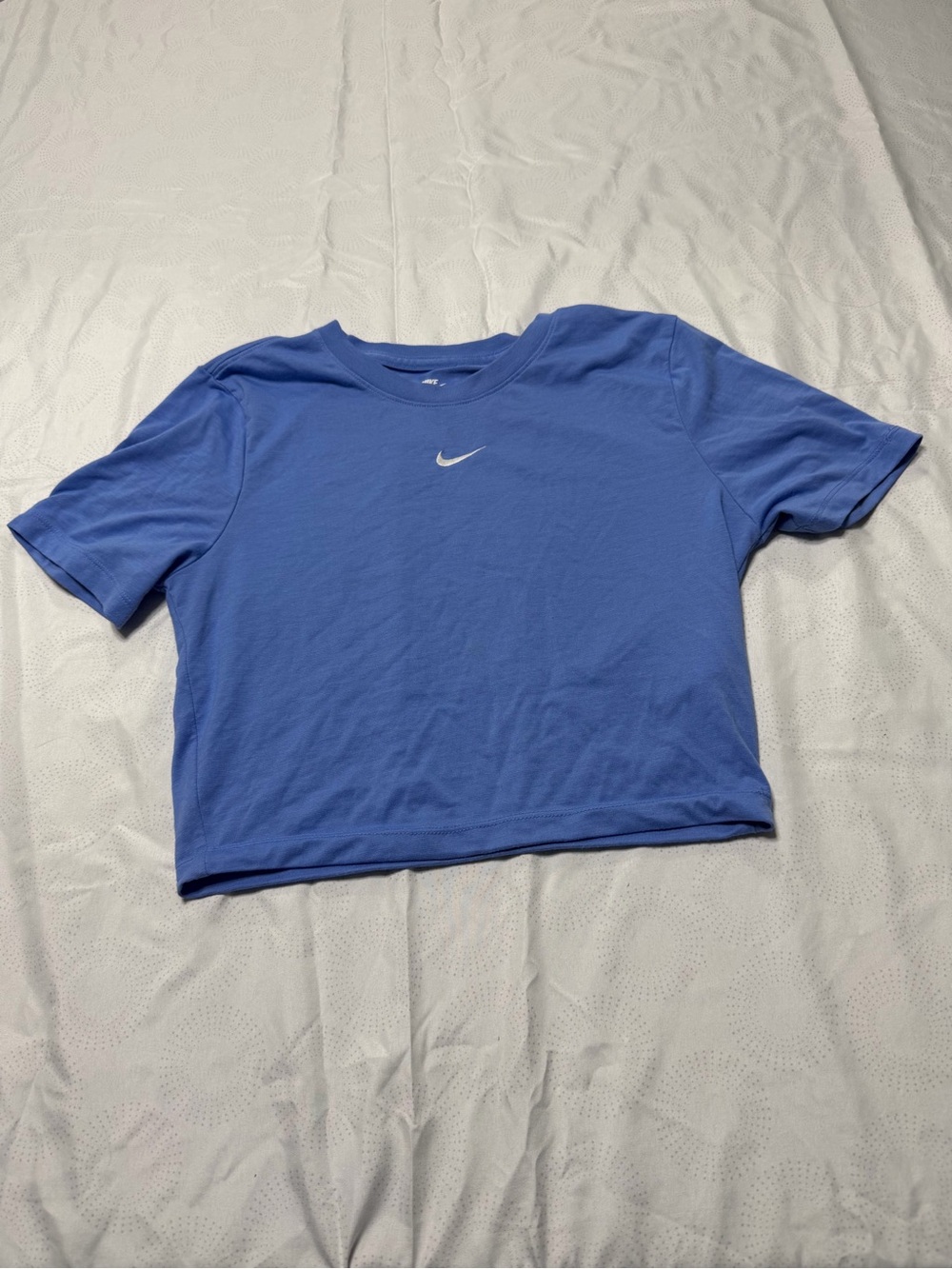 Nike Periwinkle Slim Fit Tee with White Swoosh